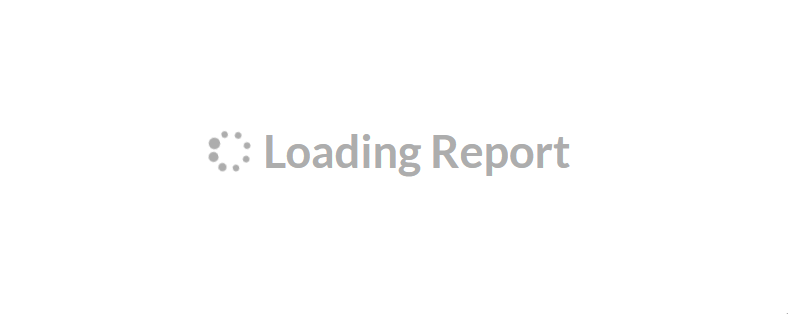 Screenshot showing a Macro Report stuck on loading