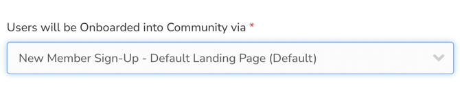 Screenshot showing the community recruiting experience setting in a Project Recruitment