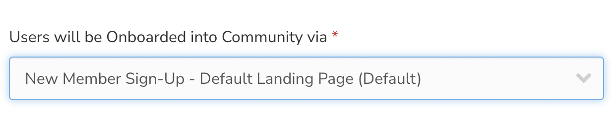 Screenshot showing the community recruiting experience setting in a Project Recruitment